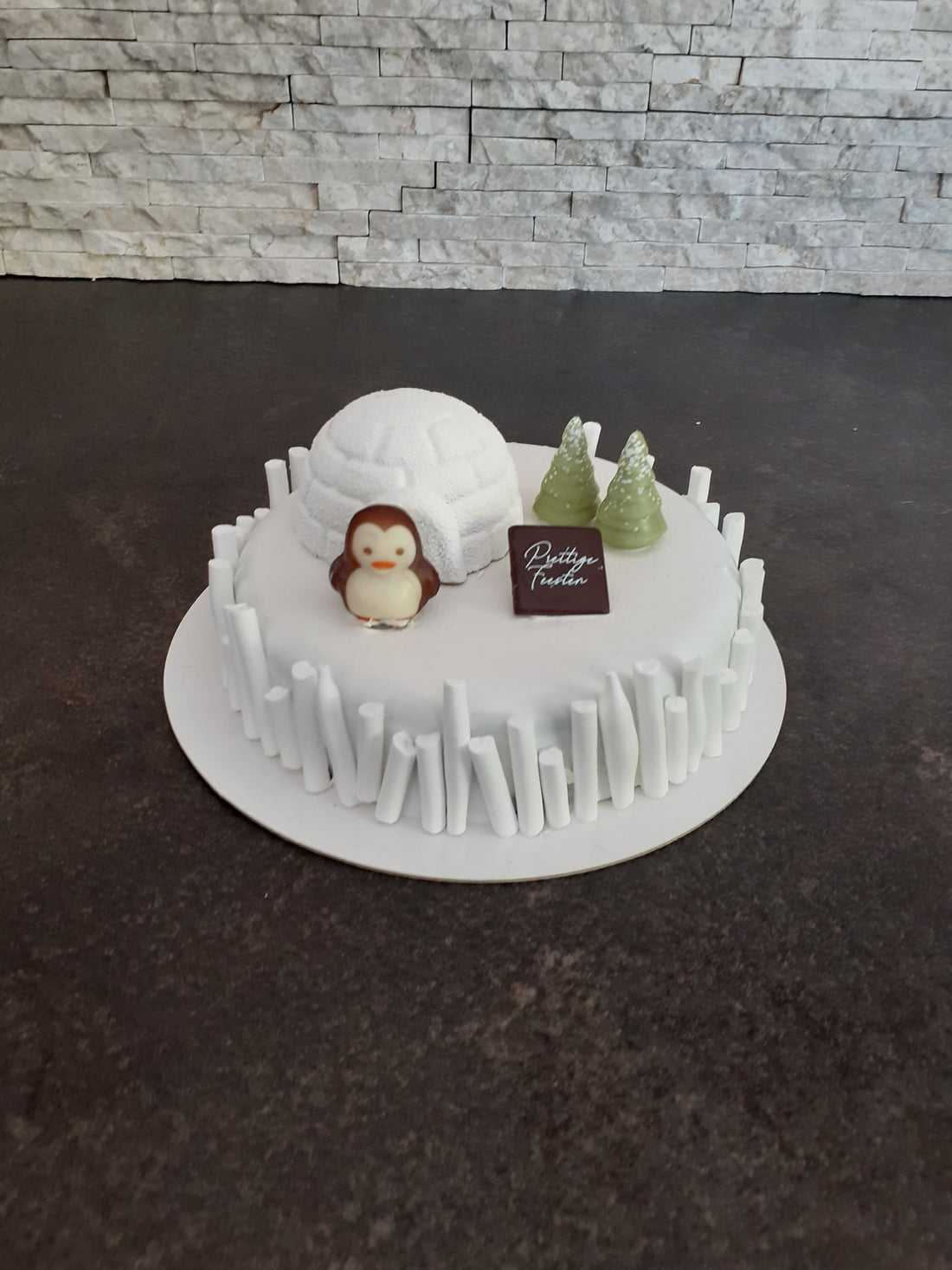 Ijstaart praliné - vanille