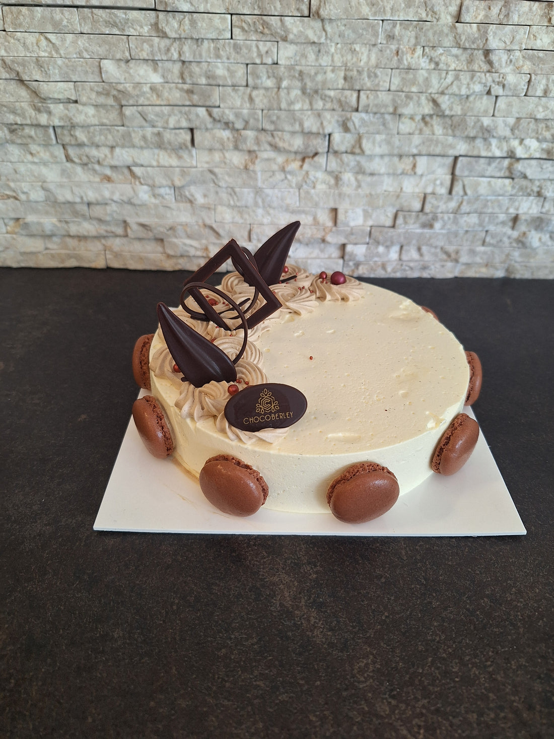 Ijstaart mokka - vanille