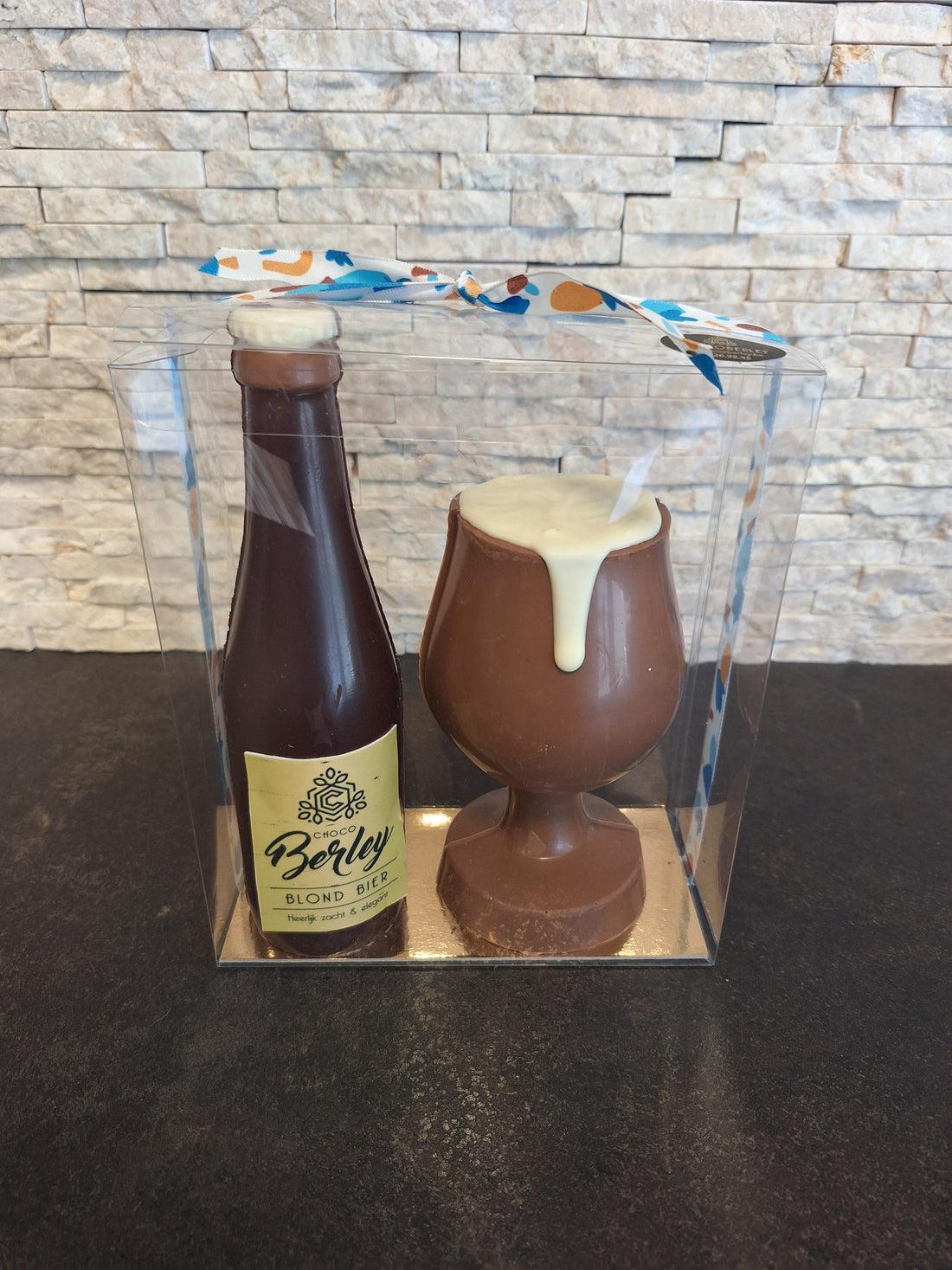 bierfles met bolglas