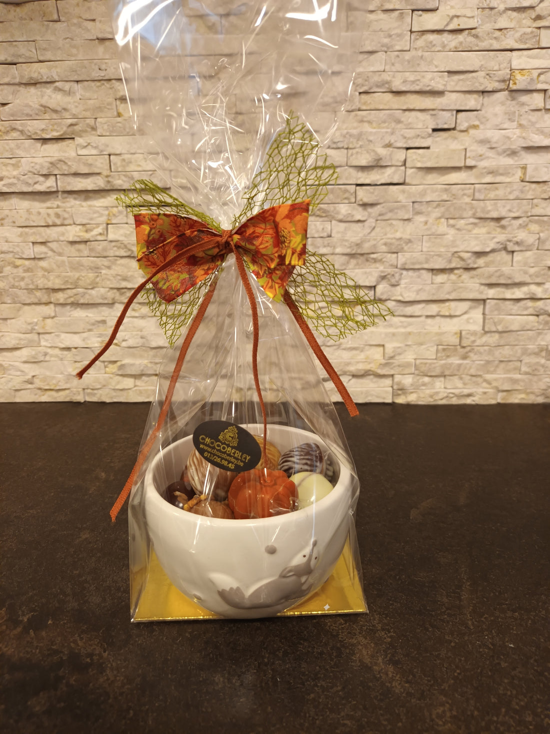 Soepkom met Herfst vruchten