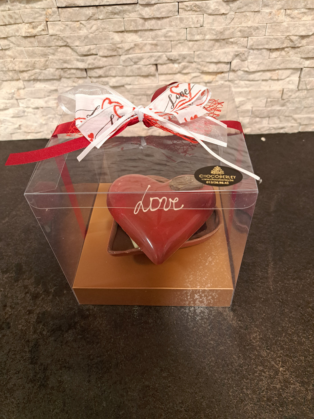 Hart gevuld met pralines