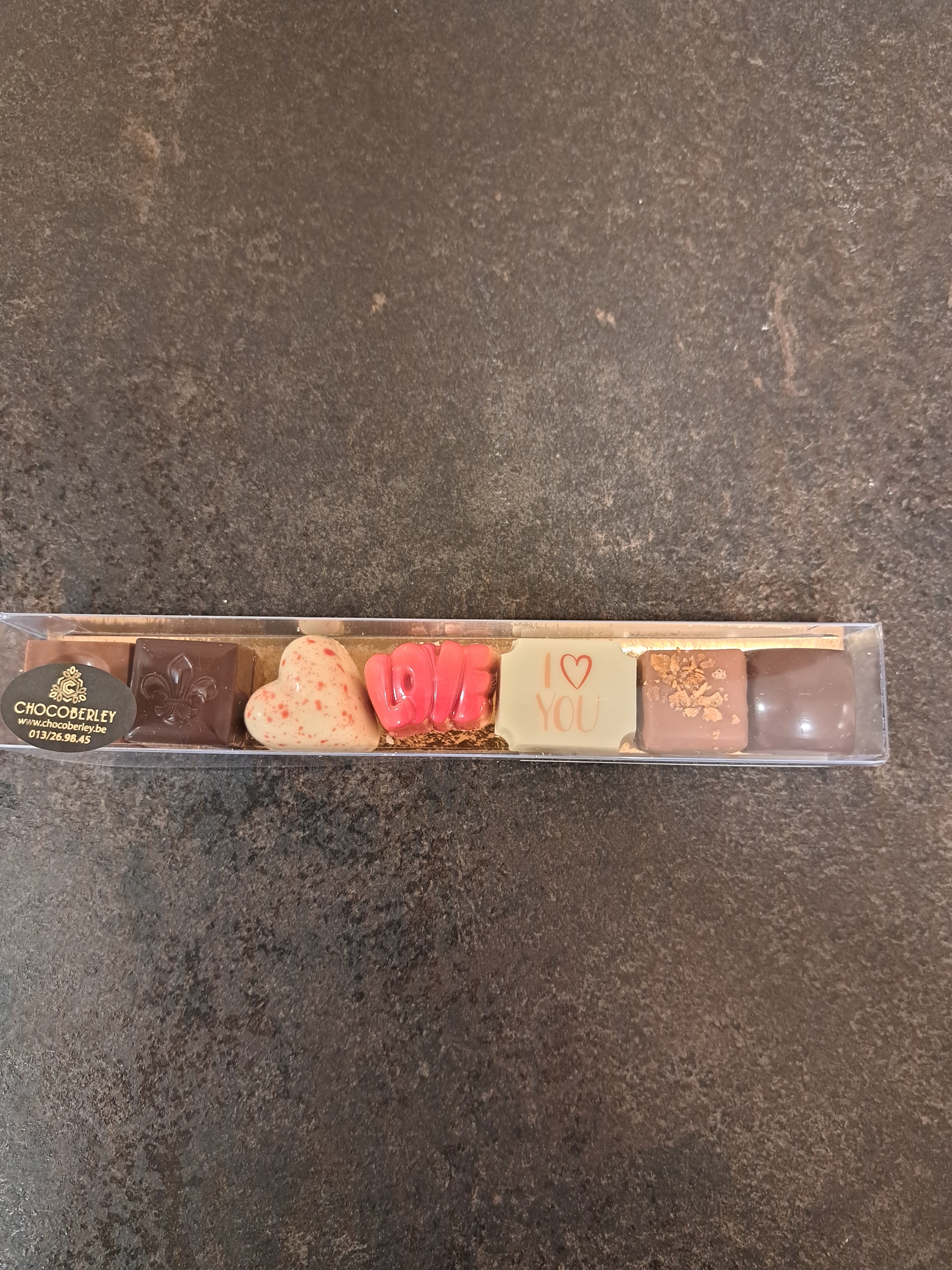 reep doosje praline
