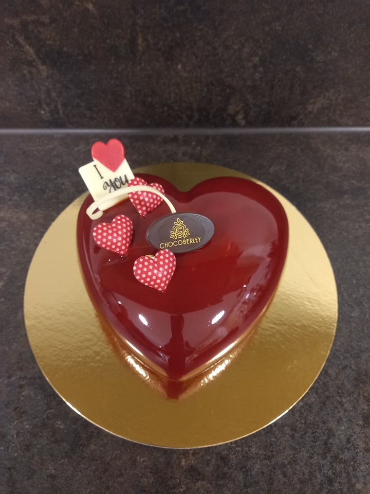 valentijn hart ijstaart