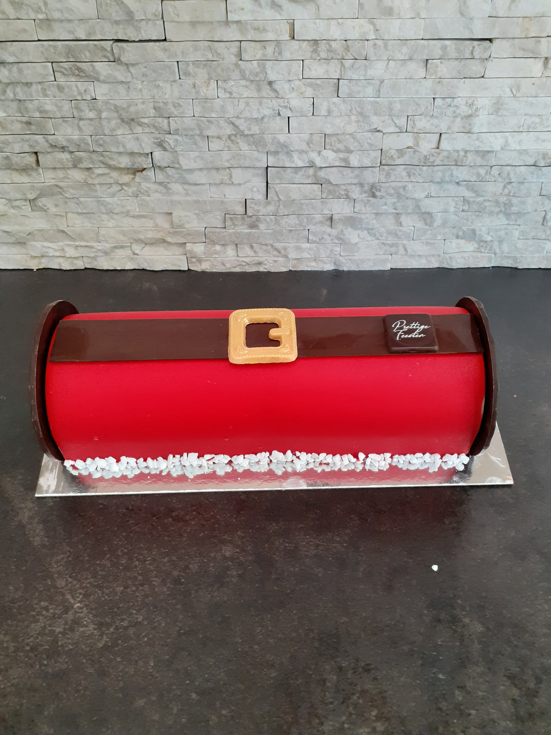 ijstaart sorbet framboos - vanille